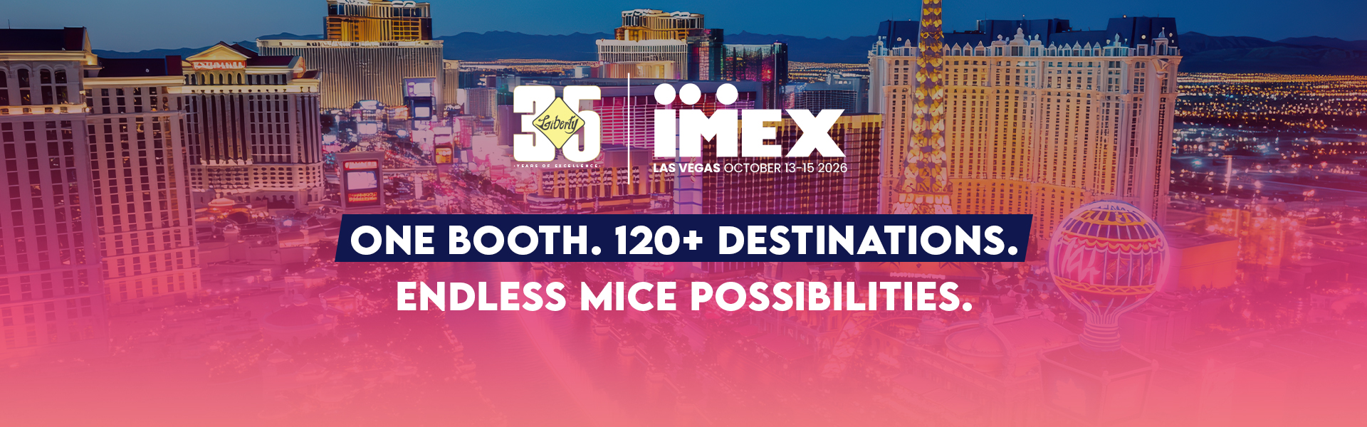 One Booth. 120+ Destinations. Endless MICE Possibilities.